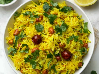 Kodo lemon rice from the MilletWise food image library
