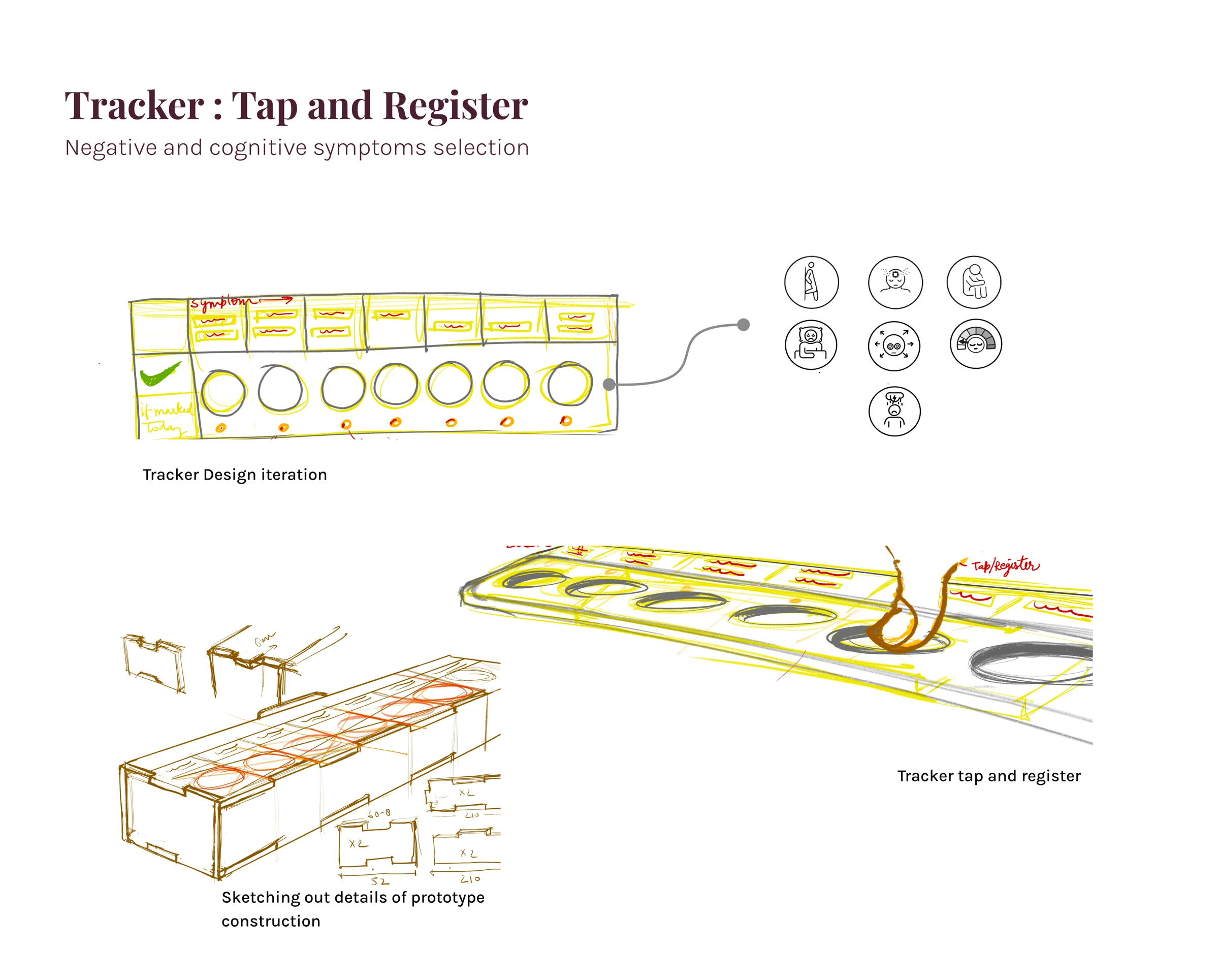Tap and register: interaction and construction sketches