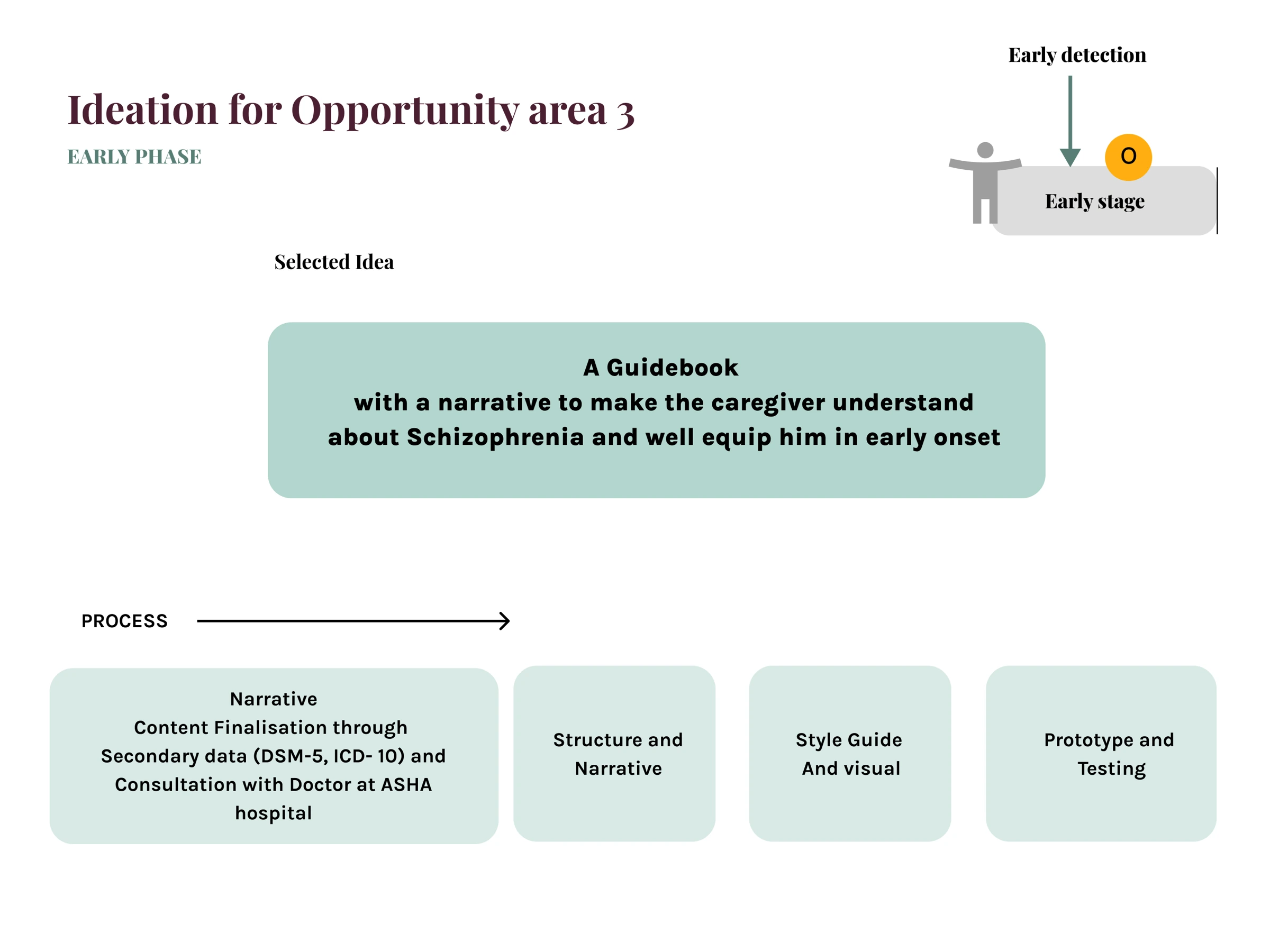 Guidebook direction and content-development process