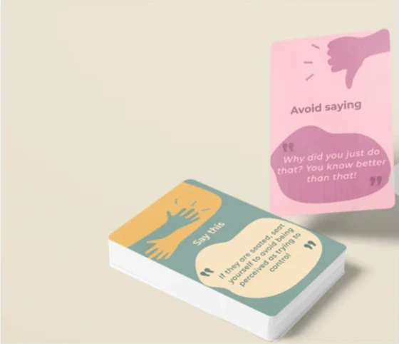 Vocabulary cards