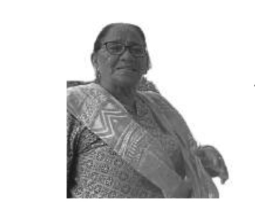 Portrait of Sushila Negi, Pradhan of the Old Tehri Welfare Society.